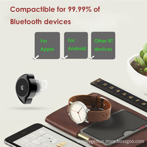 V4.1 smallest bluetooth headphone headset without wire wholesale